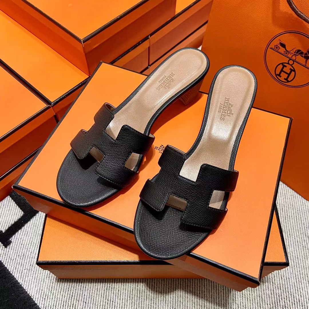 에르메스 올수공 오아시스 슬리퍼 샌들 앱송 48